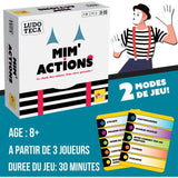 Mim'Actions - Jeu de mime - LUDOTECA - LISCIANIGIOCHI - a partir de 3 joueurs - Des 8 ans