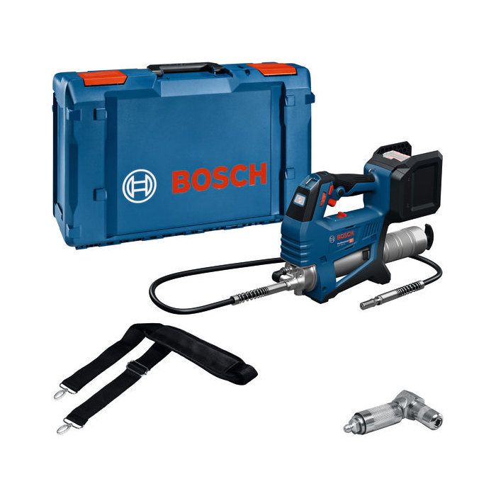 Pistolet a graisse sans fil BOSCH PROFESSIONAL - GFP 18V-10 - 18V - 10 000 PSI - 320 g/min - Coupleur 90° + bandouliere