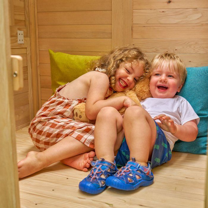 Maisonnette en bois - TP TOYS - Bouton d'or Cottage - FSC avec plancher - 89 x 98,6 x 134 cm