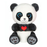 Peluche - GIPSY TOYS - SMOKY - Gris ardoise - 23 cm - Coeur sur le ventre