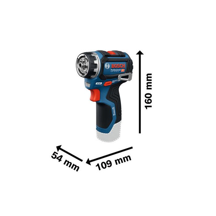 Visseuse sans fil - BOSCH PROFESSIONAL - GSR 12V-32 FC - 2x2,0Ah - Advanced KickBack Control - FlexiClick