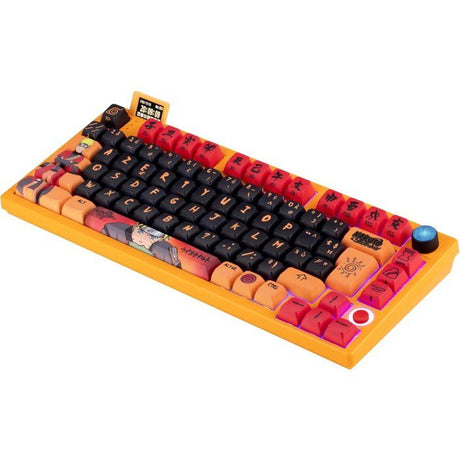 Clavier filaire/sans fil - Mécanique - KONIX - Naruto Shippuden - Édition Pro Collector Numérotée - AZERTY - LED RVB