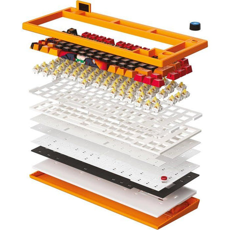 Clavier filaire/sans fil - Mécanique - KONIX - Naruto Shippuden - Édition Pro Collector Numérotée - AZERTY - LED RVB