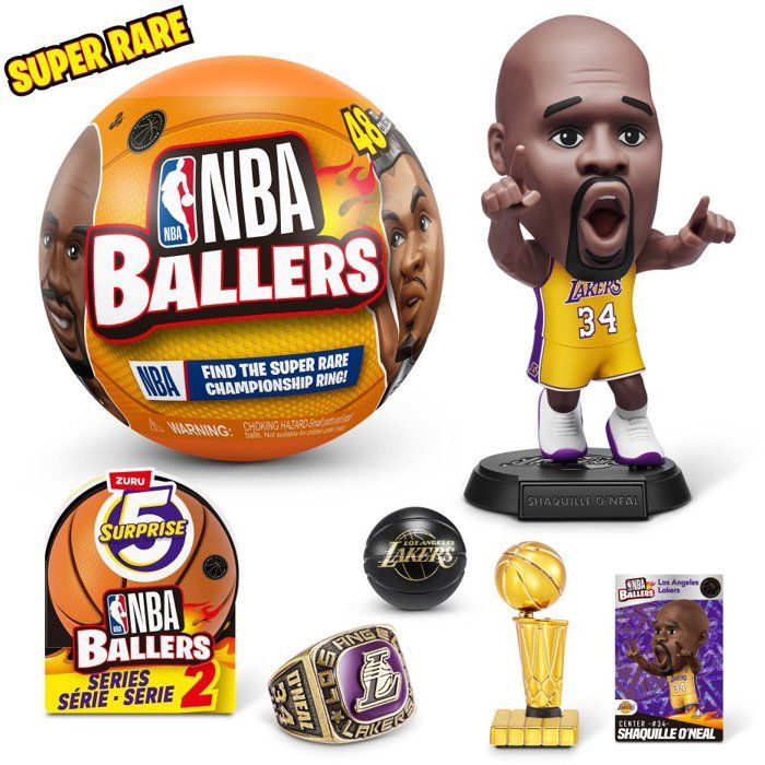 Capsule surprise - Figurine - ZURU - NBA Ballers S2 - Modele aléatoire - Des 3 ans