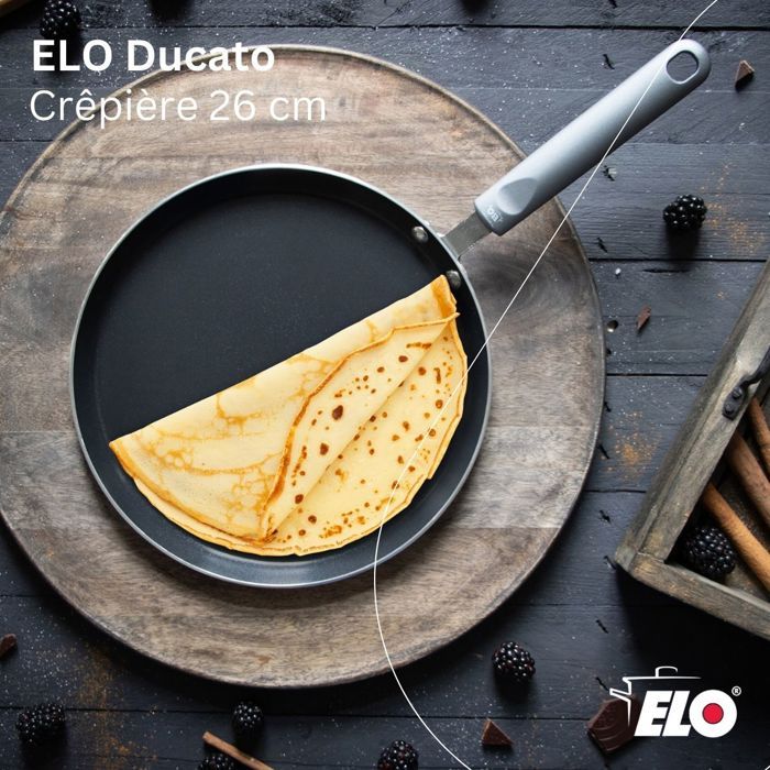 Set chandeleur crepiere - ELO - Ducato - Ø 26 cm - 3 ustensiles