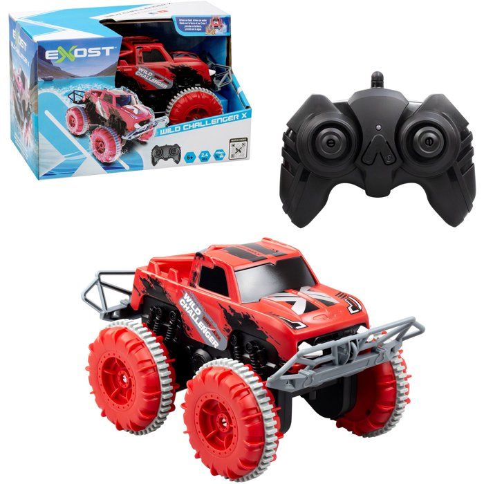 Voiture radiocommandée - EXOST - Wild Challenger X - Echelle 1/20 - 2,4 GHz - Terre & Eau - Dès 5 ans