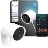 Caméra connectée - Philips Hue - Extérieur - Filaire - Vision nocture - 2K - Bureau - Blanc