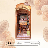 Book Nook - Kit DIY a construire Maquette 3D Serre Livre - Boulangerie Nookland - 10 x 19 x 29 cm