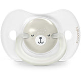 Lot de 2 sucettes symétriques - SUAVINEX - Night&Day Wild&Free - SX Pro - 6 a 18 mois - Gris