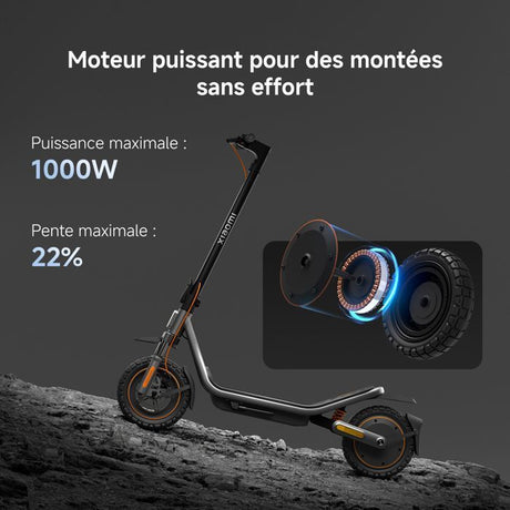 Trottinette électrique - Xiaomi - Electric Scooter 6 Pro - 1000 W max - 12 - Autonomie 70 km - Vitesse max 25km/h - Noir