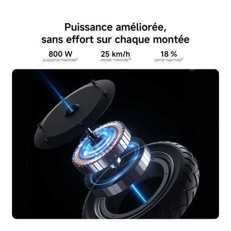Trottinette électrique - Xiaomi - Electric Scooter 6 - 800 W - 12 - Autonomie 45 km - Vitesse max 25km/h - Noir