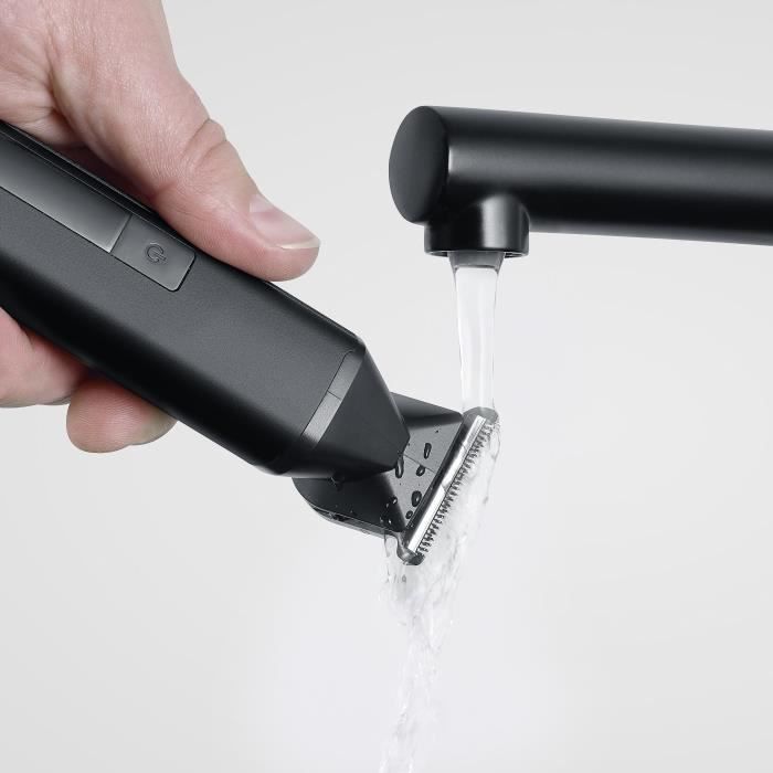 Tondeuse cheveux & barbe 6-en-1 multifonction - SEVERIN - HS 0710 - 90 min autonomie - Embouts magnétiques - IPX6 - Noir
