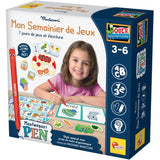 MONTESSORI PEN Mon Semainier de Jeux - Jeu Éducatif - LISCIANIGIOCHI - Activités Quotidiennes & Développement Cognitif - Des 3 ans