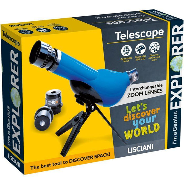 I'M A GENIUS EXPLORER Télescope - Instrument Scientifique - LISCIANIGIOCHI - Des 7 ans