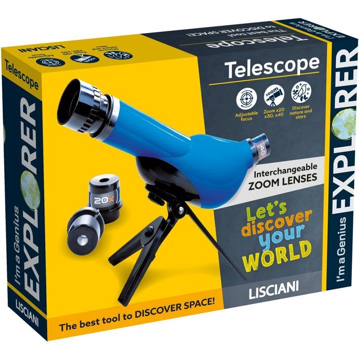 I'M A GENIUS EXPLORER Télescope - Instrument Scientifique - LISCIANIGIOCHI - Des 7 ans