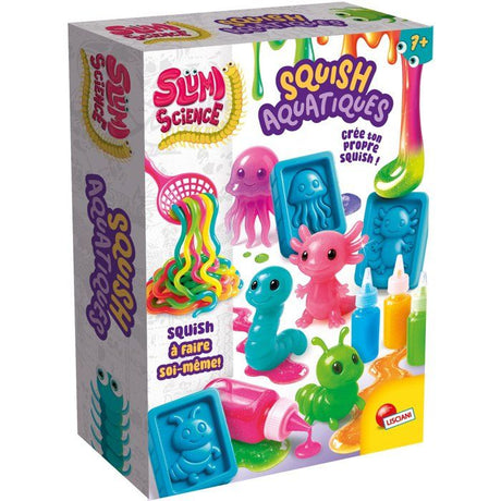SLUMI SCIENCE Pocket Squish Aquatiques - Kit Créatif - LISCIANIGIOCHI - Créations d'elfes d'eau - Des 7 ans