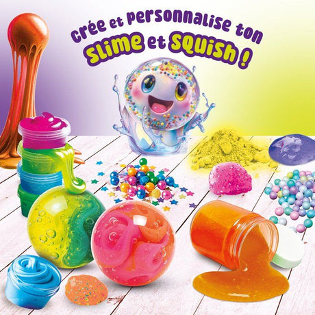 SLUMI SCIENCE Squish Ball - Kit Créatif - LISCIANIGIOCHI - Slime & Billes Colorées - Dčs 7 ans