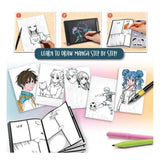 KIDS ART Manga Lab - LISCIANIGIOCHI - Kit Dessin Manga - Tablette LCD - Des 7 ans
