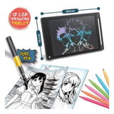 KIDS ART Manga Lab - LISCIANIGIOCHI - Kit Dessin Manga - Tablette LCD - Des 7 ans