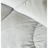 ABEIL Couette tempérée BICOLORE 220x240cm - Blanc & Gris chiné