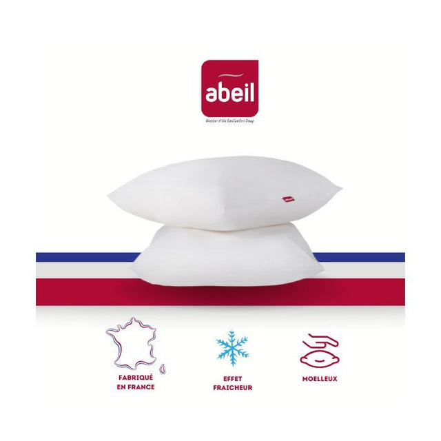 ABEIL Lot de 2 Oreillers Aerelle Cool Night - 60 x 60 cm - Blanc