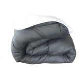 Couette Chaude Bicolore - ABEIL - 200 x 200 cm - Blanc & Gris