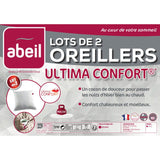 ABEIL Lot de 2 oreillers Ultima Confort - 60 x 60 cm