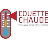 Couette chaude 400gr/m˛ Douceur Auvergnate - 200 x 200 cm - 2 personnes - ABEIL