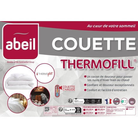 ABEIL Couette chaude 400gr/m˛ Thermofill 220 x 240 cm