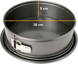 Moule  a fond amovible  - BIRKMANN - EASY BAKING - Acier carbone - Anti adhésif - 26 x 26 x 9 cm