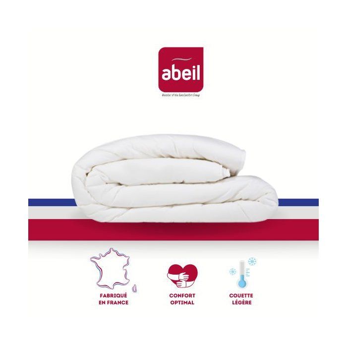 ABEIL Couette légere NUAGE de DOUCEUR 220x240 cm blanc