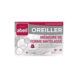 ABEIL Oreiller a mÈmoire de forme matelassÈ 60x60 cm blanc