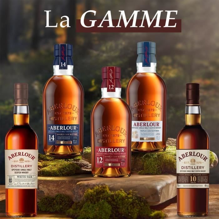 Aberlour - 10 ans - Whisky Ecossais Single Malt - 40,0% Vol. - 70cl avec etui