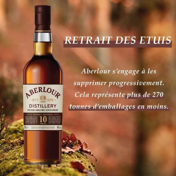 Aberlour - 10 ans - Whisky Ecossais Single Malt - 40,0% Vol. - 70cl avec etui