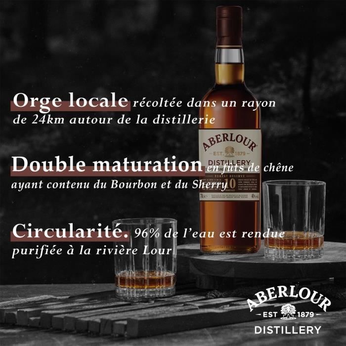 Aberlour - 10 ans - Whisky Ecossais Single Malt - 40,0% Vol. - 70cl avec etui