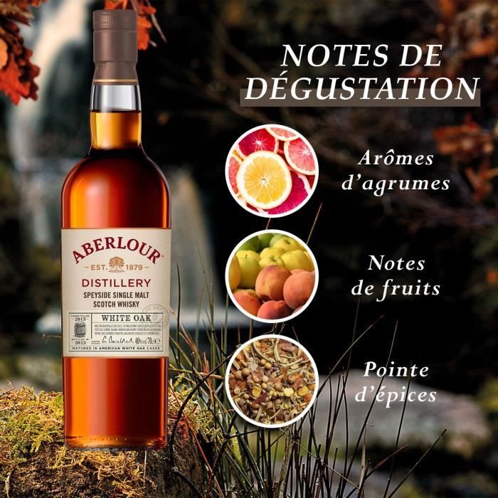 Aberlour - White Oak - Whisky Ecossais Single Malt - 40,0% Vol. - 70cl