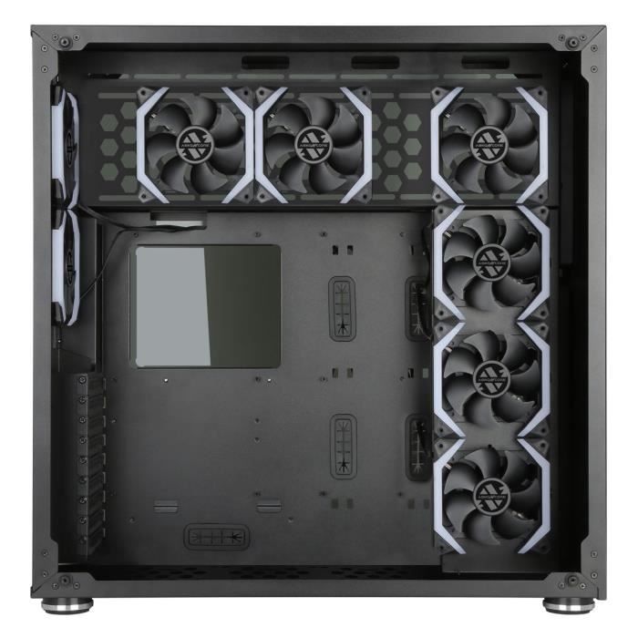 ABKONCORE BOITIER PC R780 Sync - rÈtro Èclairage RGB - Noir - Verre trempÈ - Format E-ATX (ABKO-RMS-780-SYNC)