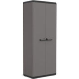 Armoire de rangement utilitaire Pi˘ - KETER - 3 tablettes rÈglables - Gris anthracite et noir