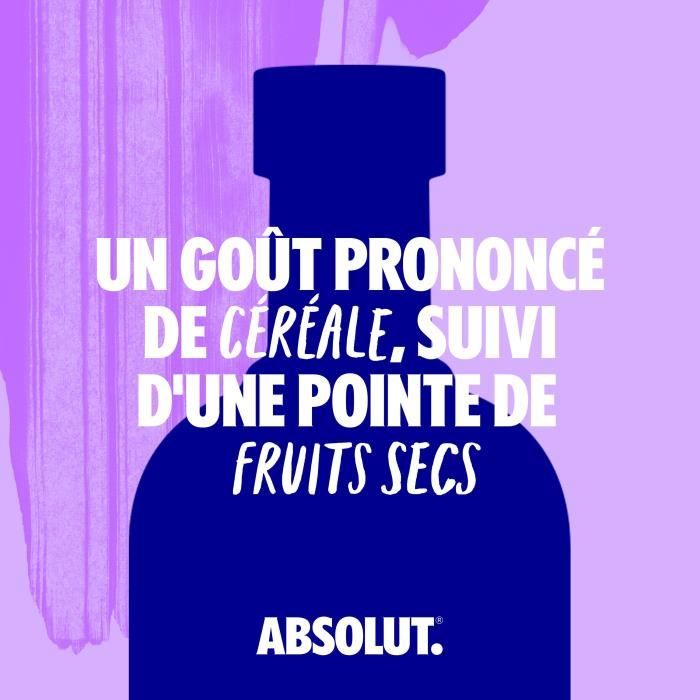 Absolut - Original Vodka Suédoise - 40,0% Vol. - 70cl