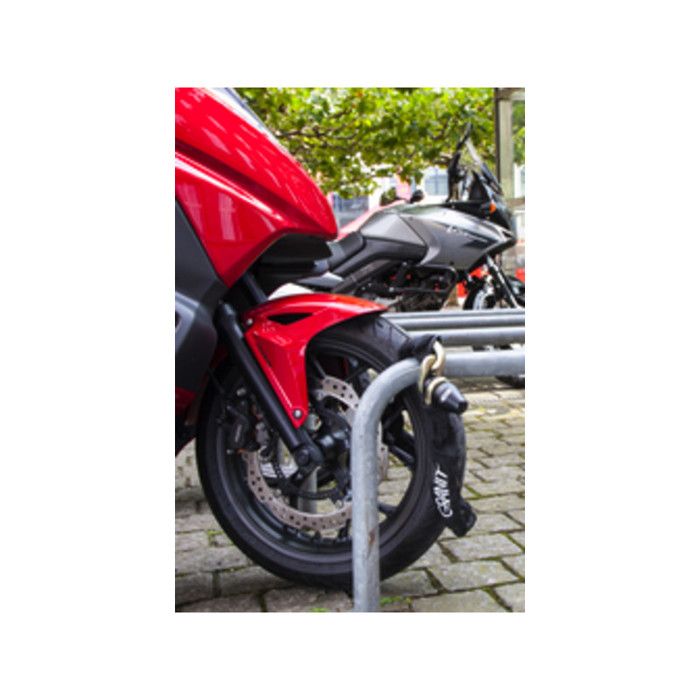 Antivol de chaîne monobloc - ABUS - 1480/120 - Maillons 14 mm - Gainage tissu - Cylindre XPlus