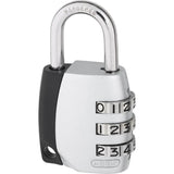 Cadenas a combinaison - ABUS - 155/30 B/DFNLI - Anse acier - Code numÈrique a trois chiffres personnalisable