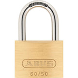 Cadenas en laiton massif - ABUS - 60/50 - Anse acier cémenté - Double verrouillage - 2 clés