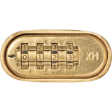 Cadenas a combinaison - ABUS - 180IB/50HB63 B/DFNLI - Corps laiton forgÈ - Anse inox - Code numÈrique