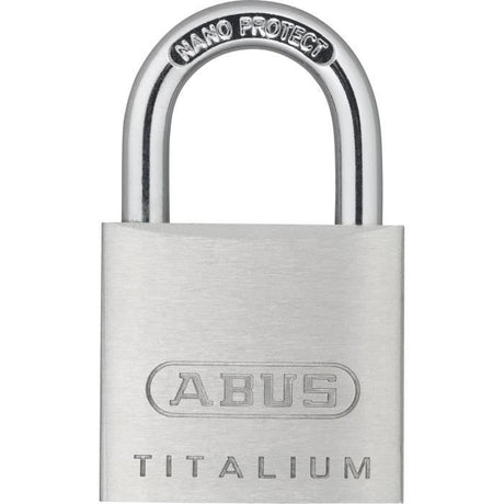 Cadenas - ABUS - 64TI/30 Titalium - Corps aluminium - Clé paracentrique - Risque de vol moyen