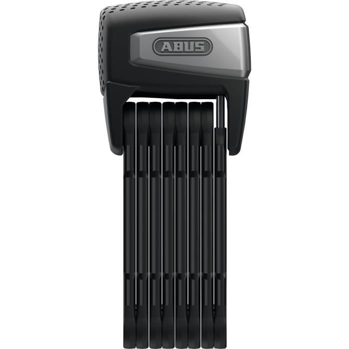 Antivol pliable - ABUS - BORDO ONE 6500A/110 - Support SH - Noir