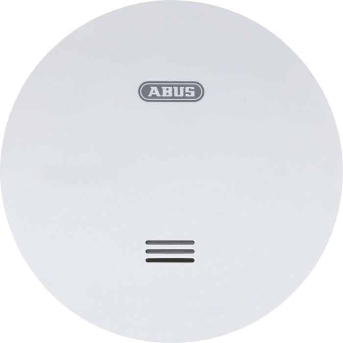 Détecteur de fumée - ABUS - RWM160 - Design ultraplat - Protection 40 m˛ - Alarme 85 dB - Pile lithium 10 ans