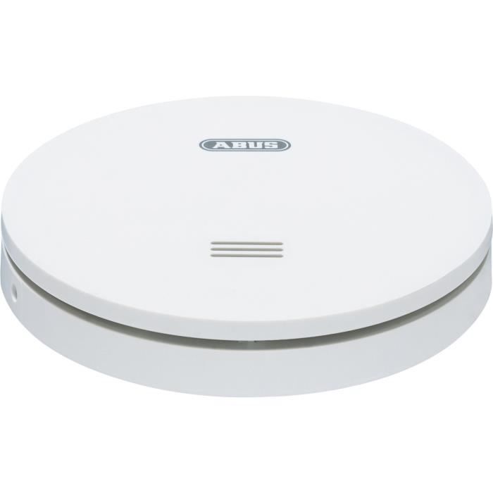 Détecteur de fumée - ABUS - RWM160 - Design ultraplat - Protection 40 m˛ - Alarme 85 dB - Pile lithium 10 ans