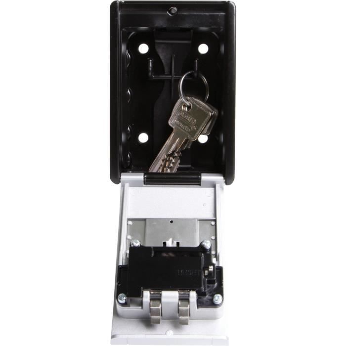 Boîte a clés murale - ABUS - 787 LED BIG KeyGarage B - Stockage jusqu'a 38 clés - Molettes éclairées - Protection intempéries