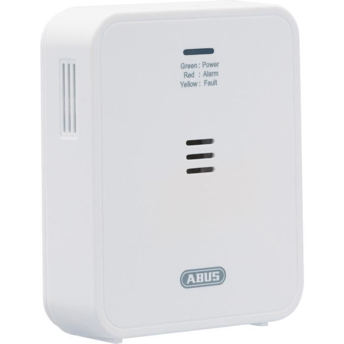 Détecteur de fumée - ABUS - COWM370 - Connectable - Alarme 85 dB - Protection 40 m² - Pile lithium 10 ans