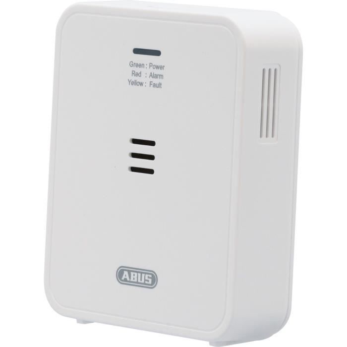 Détecteur de fumée - ABUS - COWM370 - Connectable - Alarme 85 dB - Protection 40 m² - Pile lithium 10 ans